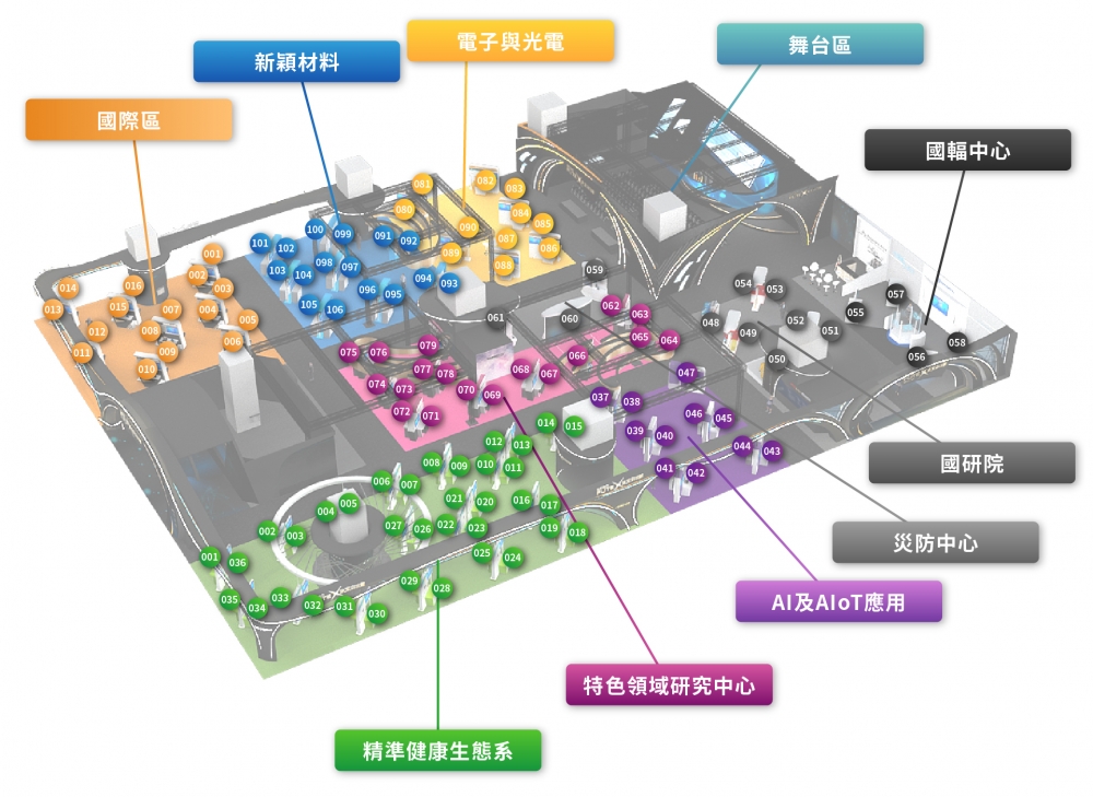 2020未來科技館展場平面圖