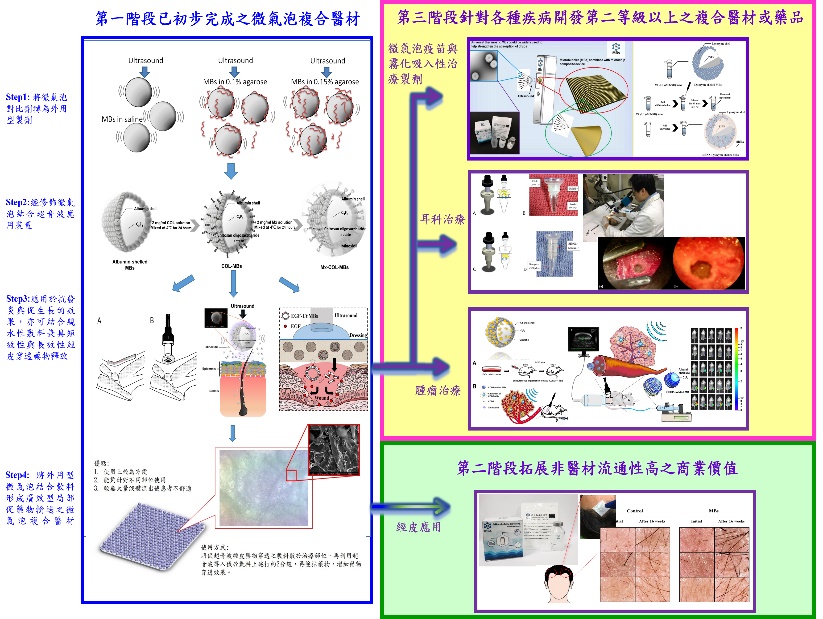 超音波結合微氣泡疫苗經皮導入技術與霧化式微氣泡藥物於呼吸道感染治療應用